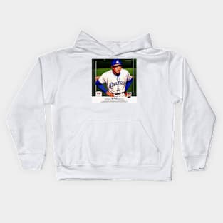 Vintage Baseball Poster Kids Hoodie